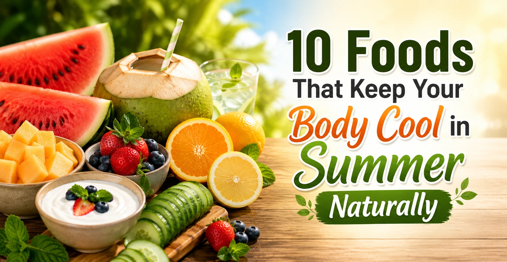 10 Foods That Keep Your Body Cool in Summer Naturally