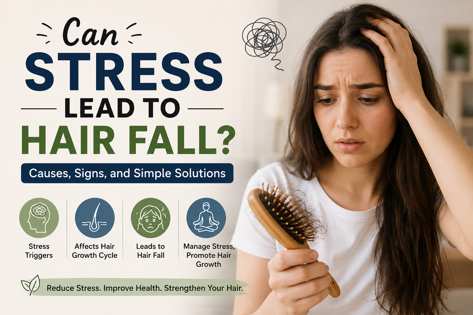 Can Stress Lead to Hair Fall