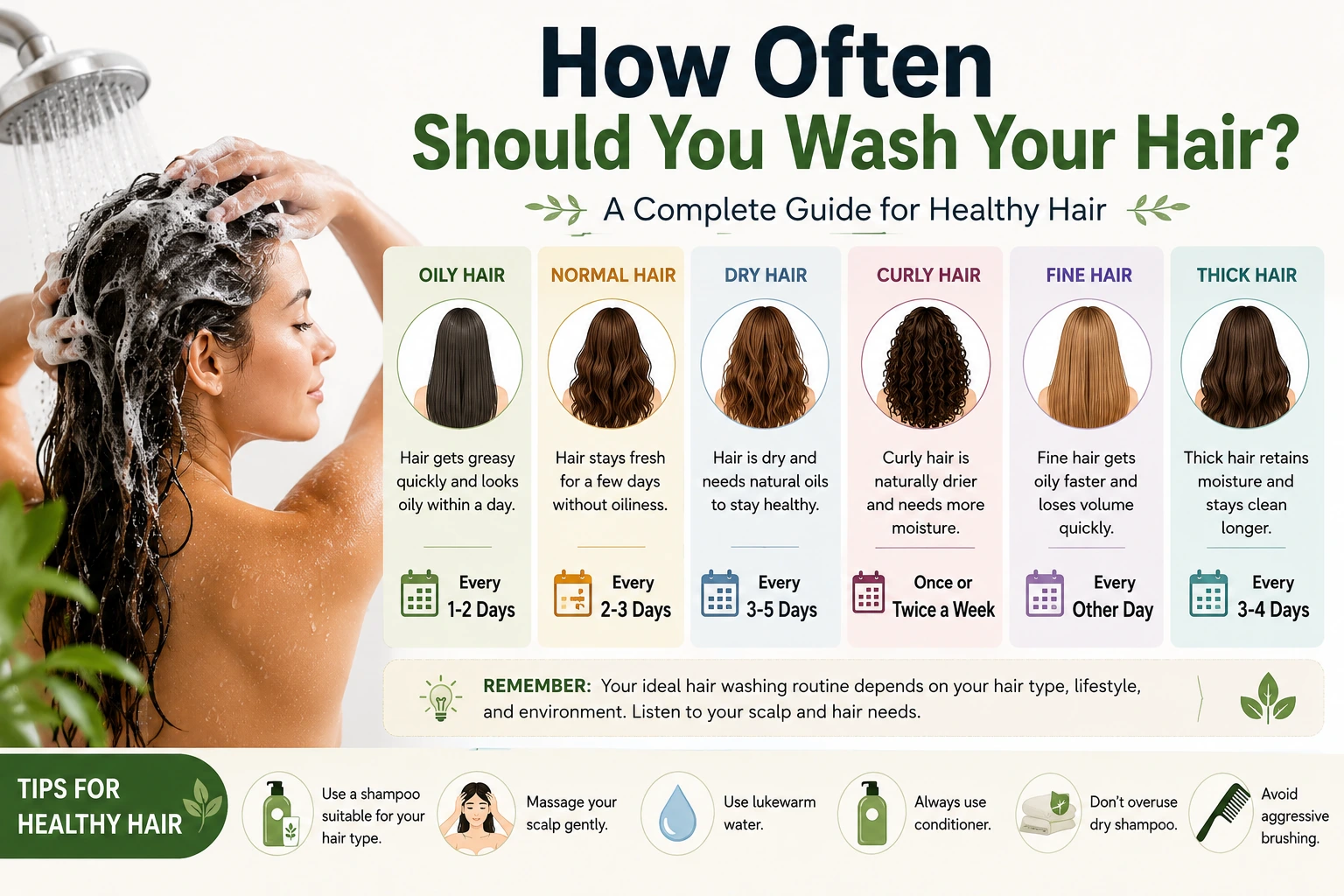 How to wash your hair properly